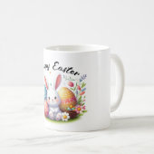 Happy Oaster Bunny Kaffeetasse (VorderseiteRechts)