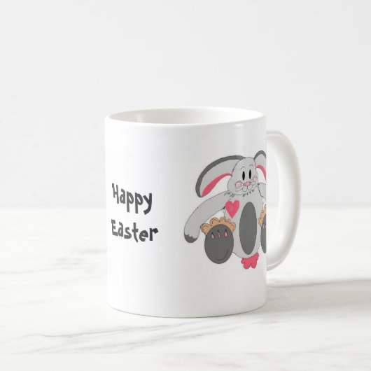 Happy Oaster Bunny Kaffeetasse (VorderseiteRechts)
