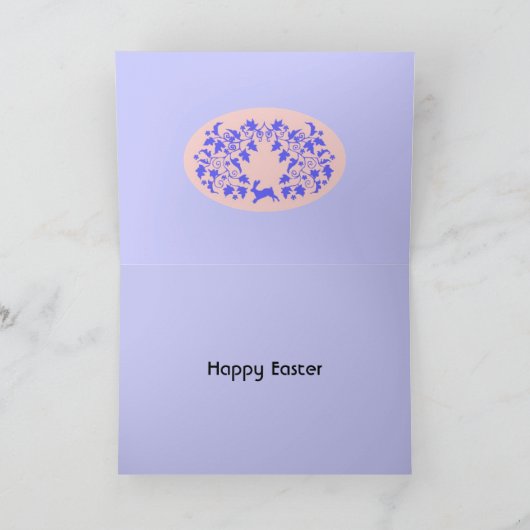 Happy Oaster Bunny Karte (Innenseite)