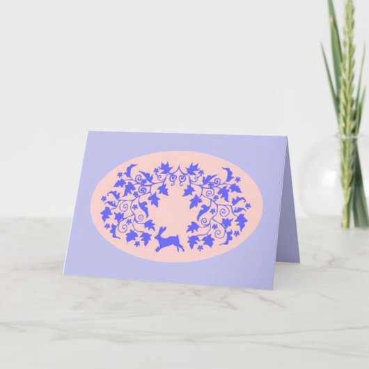 Happy Oaster Bunny Karte (Vorderseite)