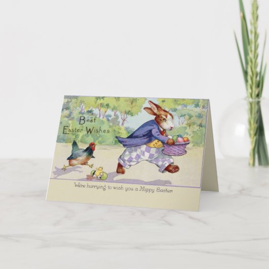 Happy Oaster Bunny Karte (Vorderseite)