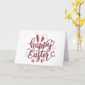 Happy Oaster Bunny Karte (Gelbe Blume)