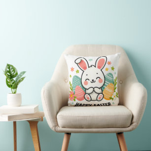 Happy Oaster Bunny Kissen