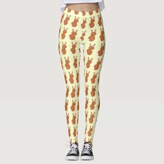 Happy Oaster Bunny Leggings (Vorderseite)