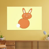 Happy Oaster Bunny Leinwand Pri (Insitu (Wohnzimmer))