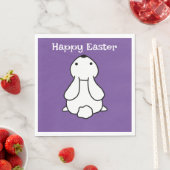 Happy Oaster Bunny Lila Napkin Serviette (Beispiel)