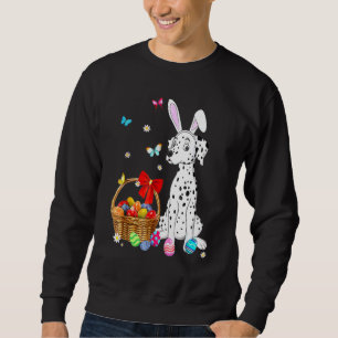 Happy Oaster Bunny Llama Bringing Ostereier Basken Sweatshirt
