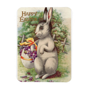 Happy Oaster Bunny Magnet