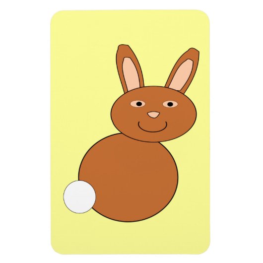 Happy Oaster Bunny Magnet (Vertikal)