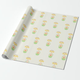 Happy Oaster Bunny Matte Wrapping Paper Geschenkpapier