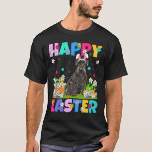 Happy Oaster Bunny Miniatur Schnauzer Dog Oster T-Shirt