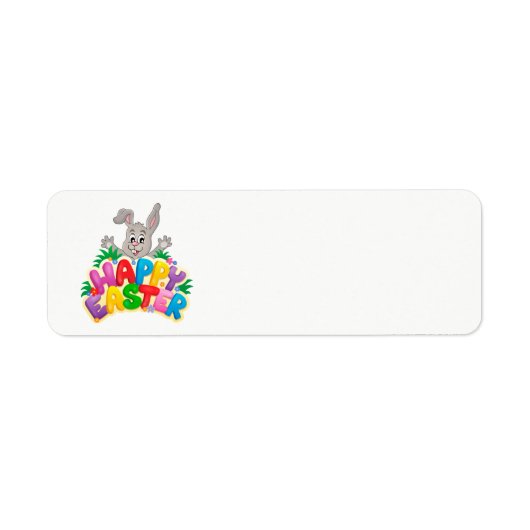 Happy Oaster Bunny mit Text (Vorne)