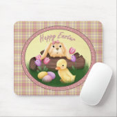 Happy Oaster Bunny Mousepad (Mit Mouse)