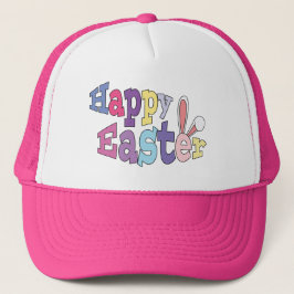 Happy Oaster Bunny Oars Trucker Hat Truckerkappe
