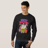 Happy Oaster Bunny Ostereier Sweatshirt (Vorne ganz)