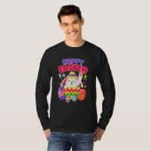 Happy Oaster Bunny Ostereier T-Shirt (Vorne ganz)