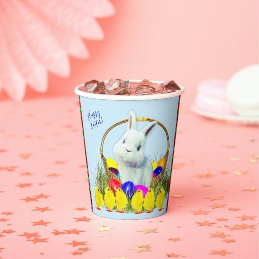 Happy Oaster Bunny Paper Cup Pappbecher (Insitu)