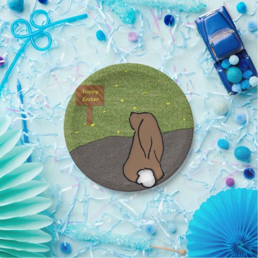 Happy Oaster Bunny Paper Tellers Pappteller (Party)