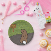 Happy Oaster Bunny Paper Tellers Pappteller (Party)