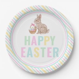 Happy Oaster Bunny Pappteller