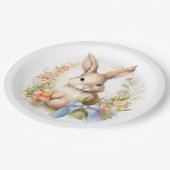Happy Oaster Bunny Pappteller (Schrägansicht)
