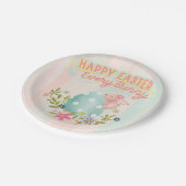 Happy Oaster Bunny Pappteller (Schrägansicht)