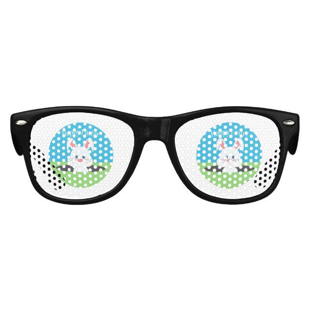 Happy Oaster Bunny Partybrille (Vorderseite)