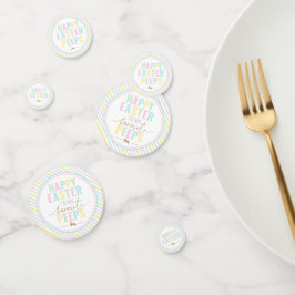 Happy Oaster Bunny Pastel Strip Konfetti