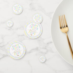 Happy Oaster Bunny Pastel Strip Konfetti