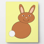 Happy Oaster Bunny Plaque Fotoplatte (Vorderseite)