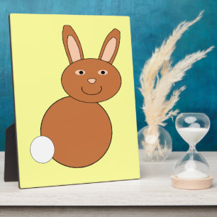 Happy Oaster Bunny Plaque Fotoplatte
