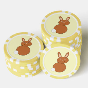 Happy Oaster Bunny Pokerchips