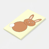Happy Oaster Bunny Post es notiert Pad Post-it Klebezettel (angewinkelt)
