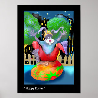* Happy Oaster Bunny * Poster