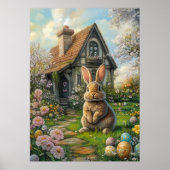 Happy Oaster Bunny Poster (Vorne)