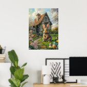Happy Oaster Bunny Poster (Heimbüro)