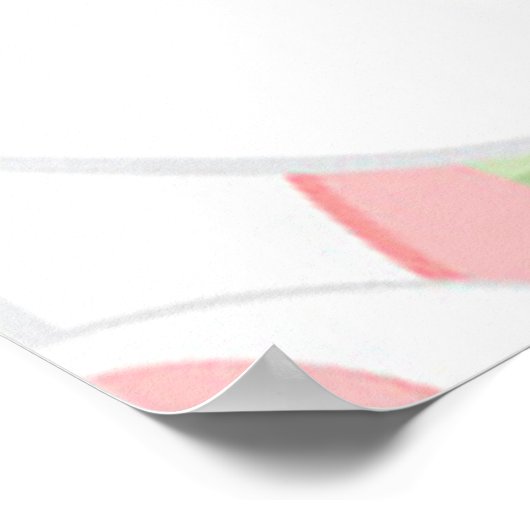 Happy Oaster Bunny Poster (Ecke)