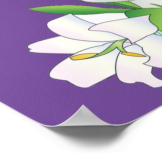 Happy Oaster Bunny Poster (Ecke)