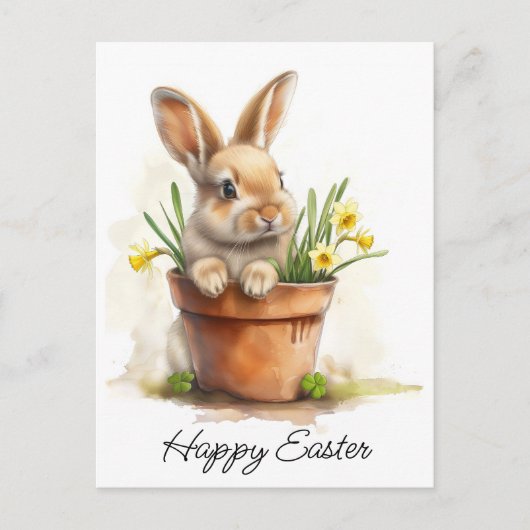 Happy Oaster Bunny Postkarte (Vorderseite)
