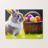 Happy Oaster Bunny Puzzle (Horizontal)