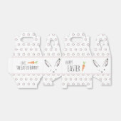 Happy Oaster Bunny Rabbit Carrot Polka Dot Favor B Geschenkschachtel (Ungefaltet)
