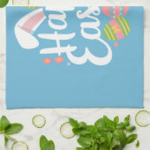 Happy Oaster Bunny Rabbit Egg Holiday Geschirrtuch (Gefaltet)