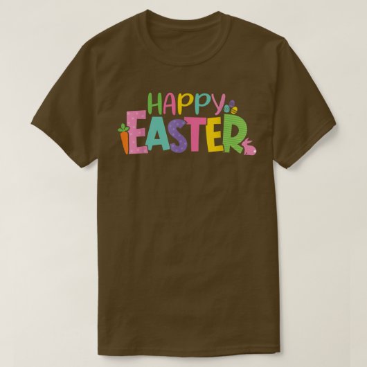 Happy Oaster Bunny Rabbit Egg Junge Jungen Kind T-Shirt (Design vorne)