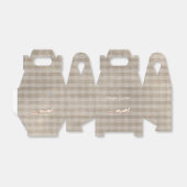 Happy Oaster Bunny Rabbit Eggs Butterfly Gingham Geschenkschachtel (Ungefaltet)