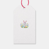 Happy Oaster Bunny Rabbit Geschenkanhänger (Rückseite)