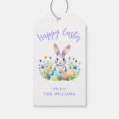 Happy Oaster Bunny Rabbit Geschenkanhänger (Vorderseite)