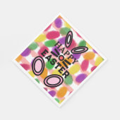 Happy Oaster Bunny Rabbit Jelly Eggs Serviette (Ecke)