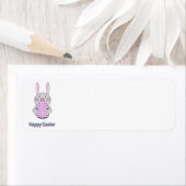 Happy Oaster Bunny Rabbit mit Ostereier (Insitu)