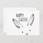 Happy Oaster Bunny Rabbit Postcard Postkarte (Vorne/Hinten)