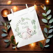 Happy Oaster Bunny Rabbit Sage Blumenreath Geschenktütchen